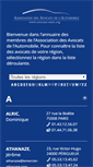Mobile Screenshot of annuaire.avocats-auto.org